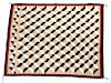 Navajo Klagetoh Geometric Wool Rug c. 1900-