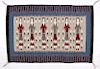 Navajo Native American Yei Fine Wool Rug