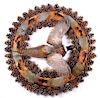 Excellent Flying Pheasant Wreath Mount