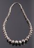 Early Navajo Sterling Silver Necklace