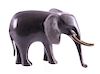 Original Loet Vanderveen Bronze Elephant Sculpture