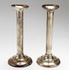 Reed & Barton Sterling Silver Candlesticks, Pair