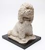 Evelyn Morgenbesser Gigi the Poodle Clay Sculpture