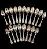 19 Sterling Silver Soupspoons