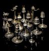 Assorted Pewter Oil Lamps