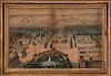 Bird's-eye View of New York City South from Union Square in 1849