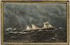 William P. Stubbs (Maine/Massachusetts, 1842-1919)  Steamship in Rough Seas