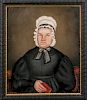 Royal Brewster Smith (Maine, 1801-1855)  Portrait of an Older Woman with a Bible