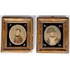 French Engraved Portraits in Borghese Frames