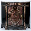 French Boulle Marble Top Credenza