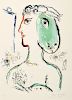Marc Chagall "L'Artiste Phenix" Lithograph, Signed