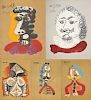 5 Pablo Picasso (after) "Imaginary Portraits" Lithos