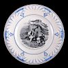 c.1850 California Gold Rush Plate from France