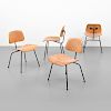Charles & Ray Eames "DCM" Chairs, Set of 4