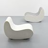 Pair of Lounge Chairs Attributed to Giuseppe Raimondi