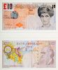 2 Banksy "Di-Faced Tenner" Lithographs