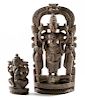 Two Southeast Asian Carved Deity Sculptures