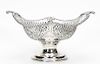 English Georgian Silver Reticulated Compote