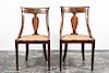 Pair, Anglo-Colonial Style Caned Chairs, 19th Cent
