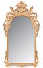 Continental Rococo Style Giltwood Mirror, 20th C.
