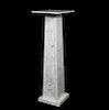 Carrera Marble Pedestal or Plant Stand