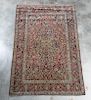 Hand Woven Tabriz Rug or Carpet, 4' 8" x 7' 3"