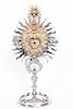 Russian Silver Gilt Monstrance, Late 18th Cent.
