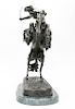 After Frederic Remington: "Bronco Buster" Bronze