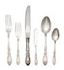 * A Japanese Silver Flatware Service, Eldan, Japan, 20th Century, comprising: 12 dinner knives 12 dinner forks 11 teaspoons 12 sou
