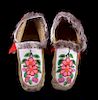 Cree Native American Indian Beaded Moccasins