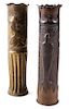 Pair of WWI Trench Art Artillery Shells