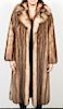 De'Cor Blond Mink Fur Coat, Three Quarter Length