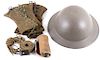 WWI USMC M1917 Helmet and Other Assorted Gear
