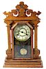Late 1800s New Haven 8 Day President Mantle Clock