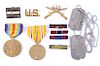 Collection of Assorted Military Pins and Medals