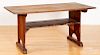 Pine shoe foot bench table
