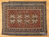Lesghi Star Shirvan carpet, ca. 1900, etc.