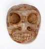 Taino Translucent Marble Portrait Death Head (1000-1500 CE)