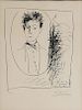 PABLO PICASSO, Portrait of Rimbaud, 1960