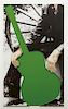 JOHN BALDESSARI, Person with Guitar (Green), 2005