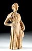 Hellenistic Greek Terracotta Standing Female Figure