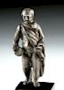 Roman Silver Amulet / Statue of Nude Athlete - 19.6 g