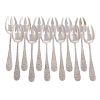 12 Stieff "Rose" Sterling Silver Ice Cream Forks