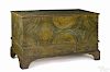 Delaware painted poplar blanket chest, early 19th c.