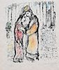 Marc Chagall "David and Bathsheba" Lithograph, Signed Edition