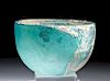 Beautiful Roman Glass Cup w/ Aqua Color
