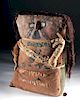 Chancay Textile, Copper & Feather Mummy Burial Bundle
