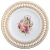 Meissen Porcelain Reticulated Cabinet Plate
