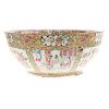 Chinese Export Rose Medallion Punch Bowl