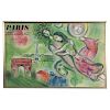 Marc Chagall. Paris L'Opera, lithograph poster